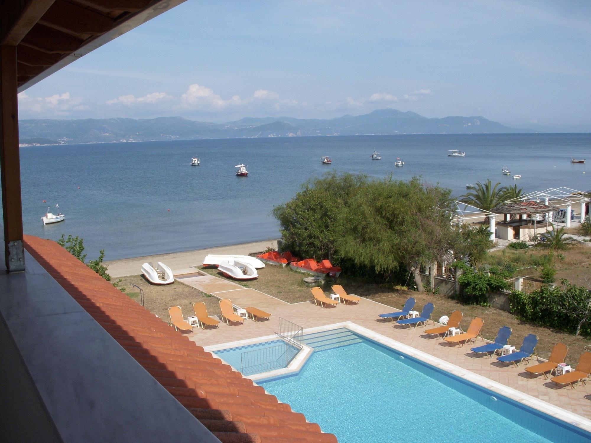 Likourgos Beach Kávos Екстериор снимка